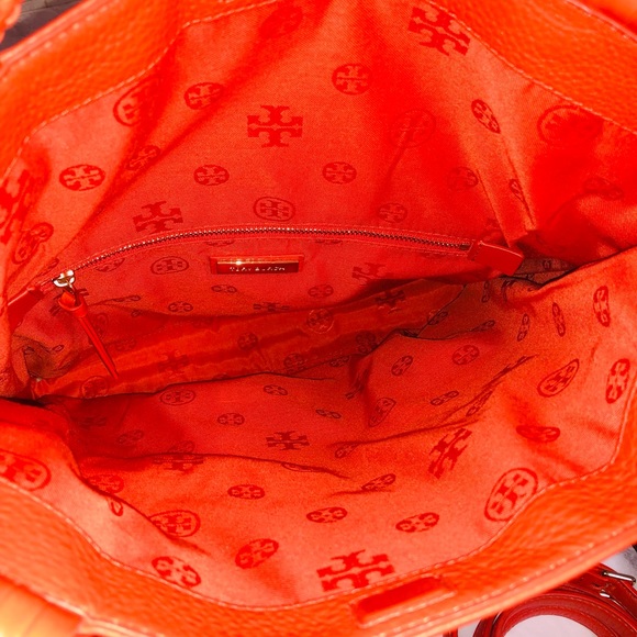 Tory Burch Taylor Shoulder Bag Convertible Tiger Lily🔥🔥 - Picture 9 of 15